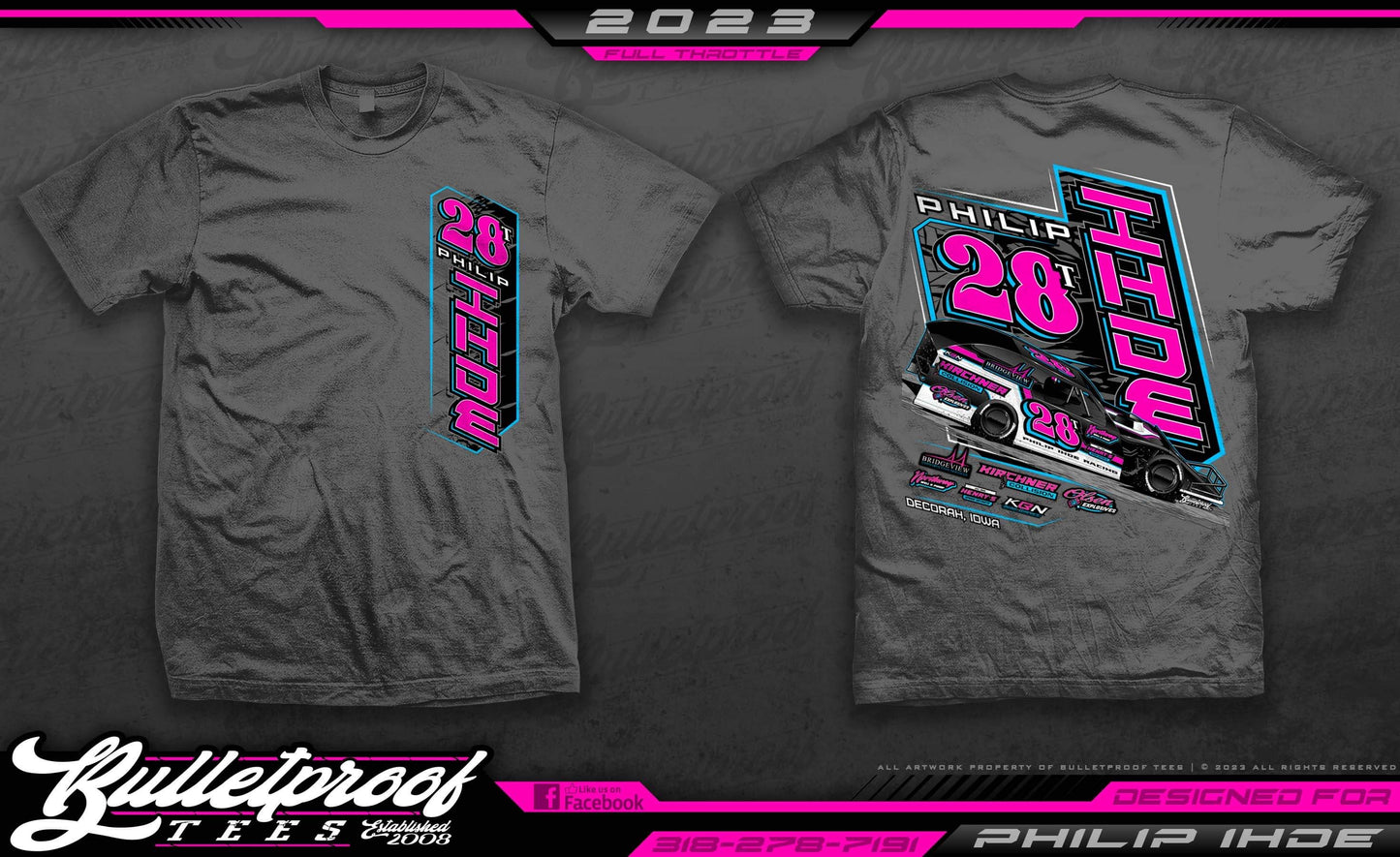 2023 PIR T-Shirt Charcoal Grey